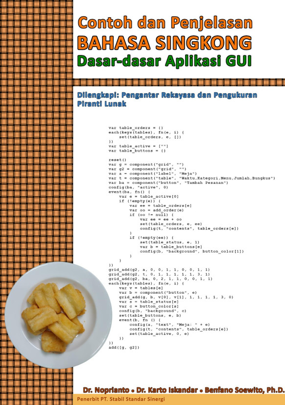 Contoh dan Penjelasan Bahasa Singkong: Dasar-dasar Aplikasi GUI